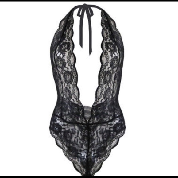 ❤️sexy black lace bodysuit lingerie sleepwear larg - Picture 3 of 7